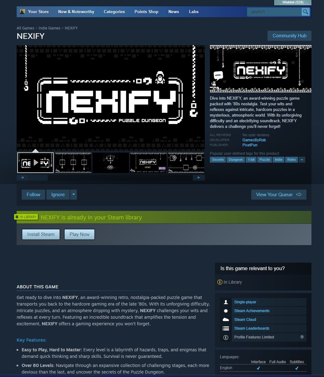 Store Page